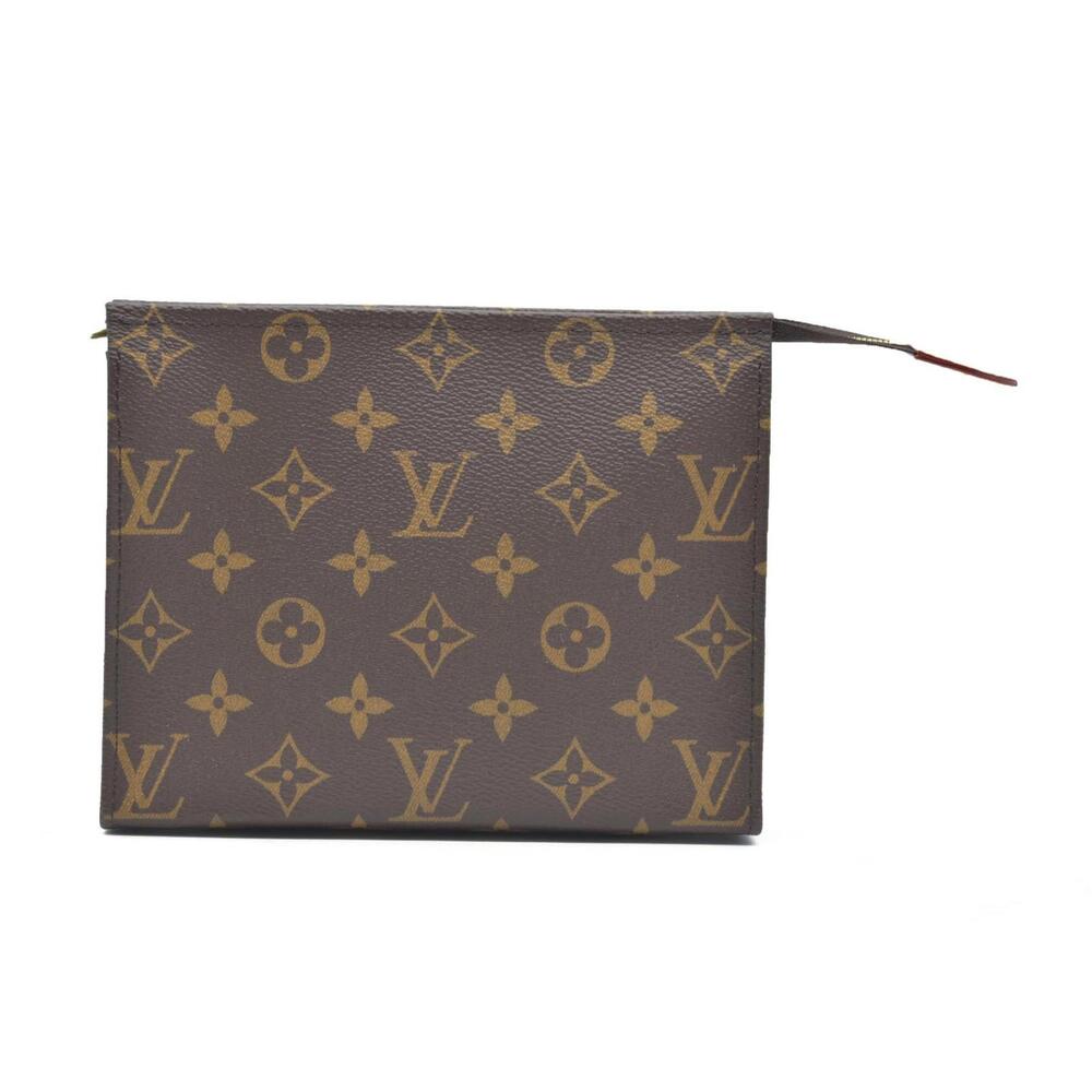 Louis Vuitton  Monogram Toiletry Pouch 19 Red